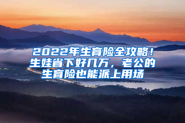 2022年生育险全攻略！生娃省下好几万，老公的生育险也能派上用场