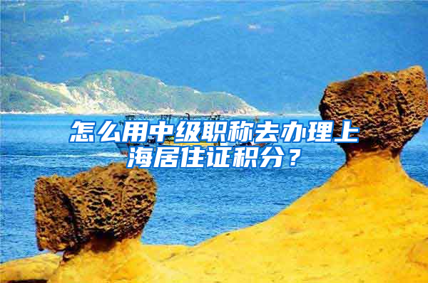 怎么用中级职称去办理上海居住证积分？