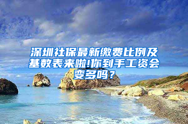 深圳社保最新缴费比例及基数表来啦!你到手工资会变多吗？