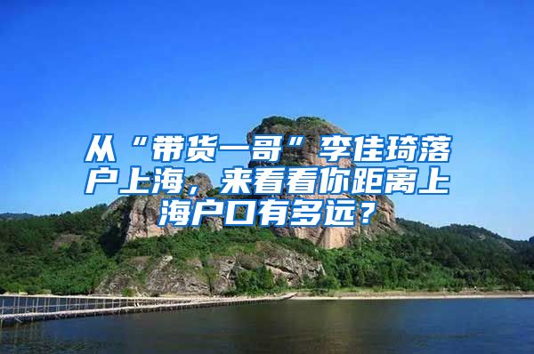 从“带货一哥”李佳琦落户上海，来看看你距离上海户口有多远？