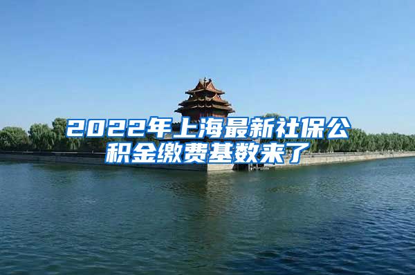 2022年上海最新社保公积金缴费基数来了