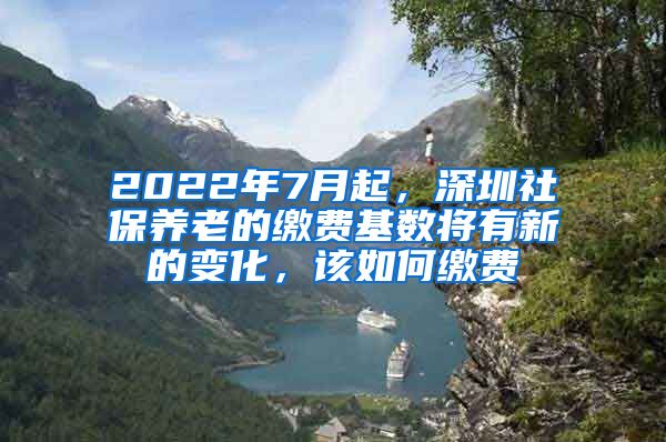 2022年7月起，深圳社保养老的缴费基数将有新的变化，该如何缴费