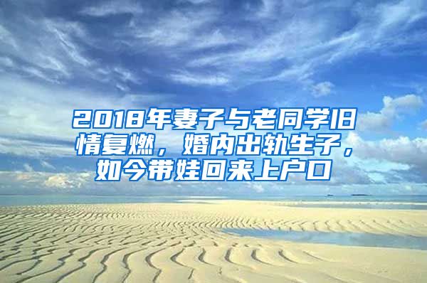 2018年妻子与老同学旧情复燃，婚内出轨生子，如今带娃回来上户口